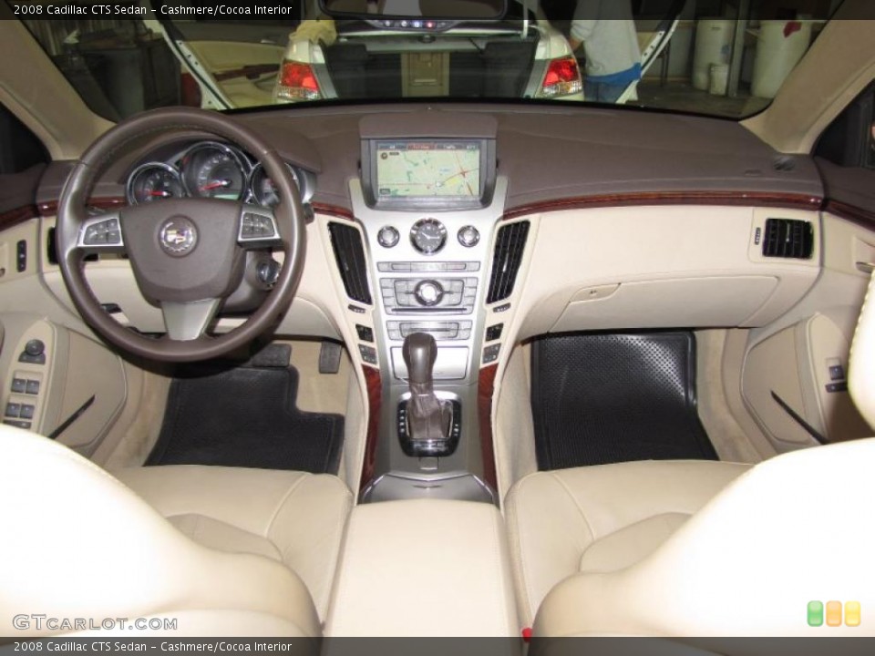 Cashmere/Cocoa Interior Dashboard for the 2008 Cadillac CTS Sedan #46283859