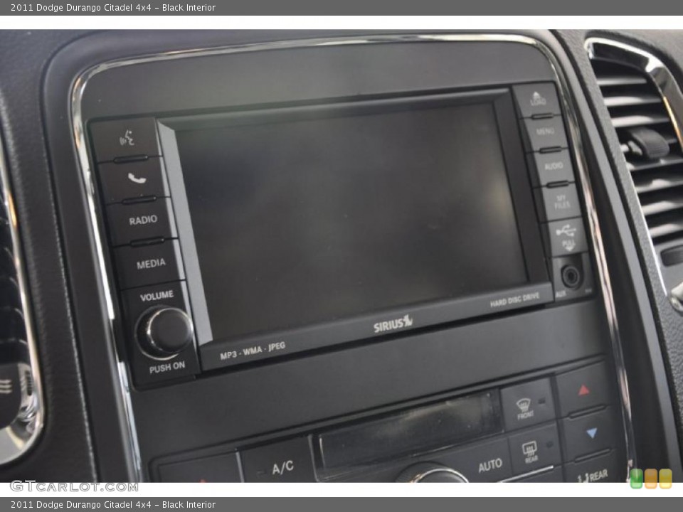 Black Interior Controls for the 2011 Dodge Durango Citadel 4x4 #46284856