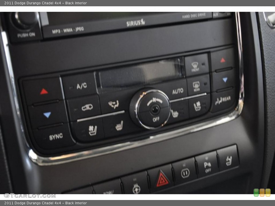 Black Interior Controls for the 2011 Dodge Durango Citadel 4x4 #46284865