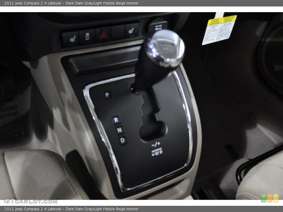 Dark Slate Gray/Light Pebble Beige Interior Transmission for the 2011 Jeep Compass 2.4 Latitude #46285453