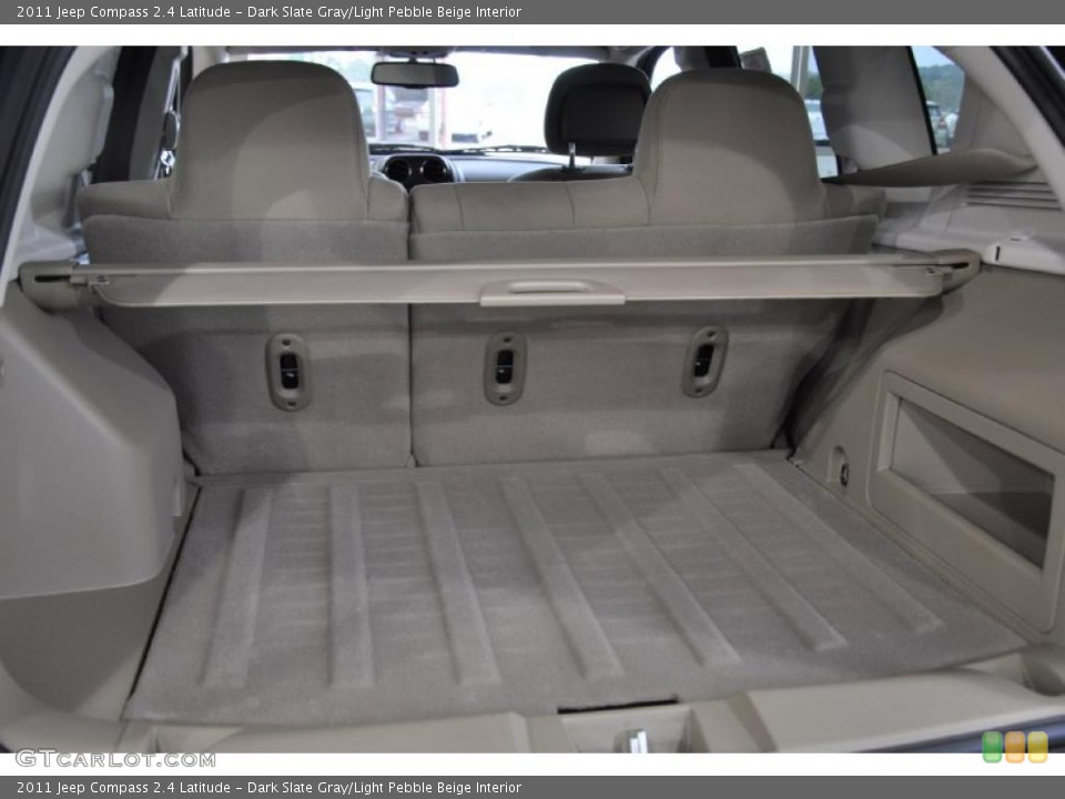Dark Slate Gray/Light Pebble Beige Interior Trunk for the 2011 Jeep Compass 2.4 Latitude #46285480