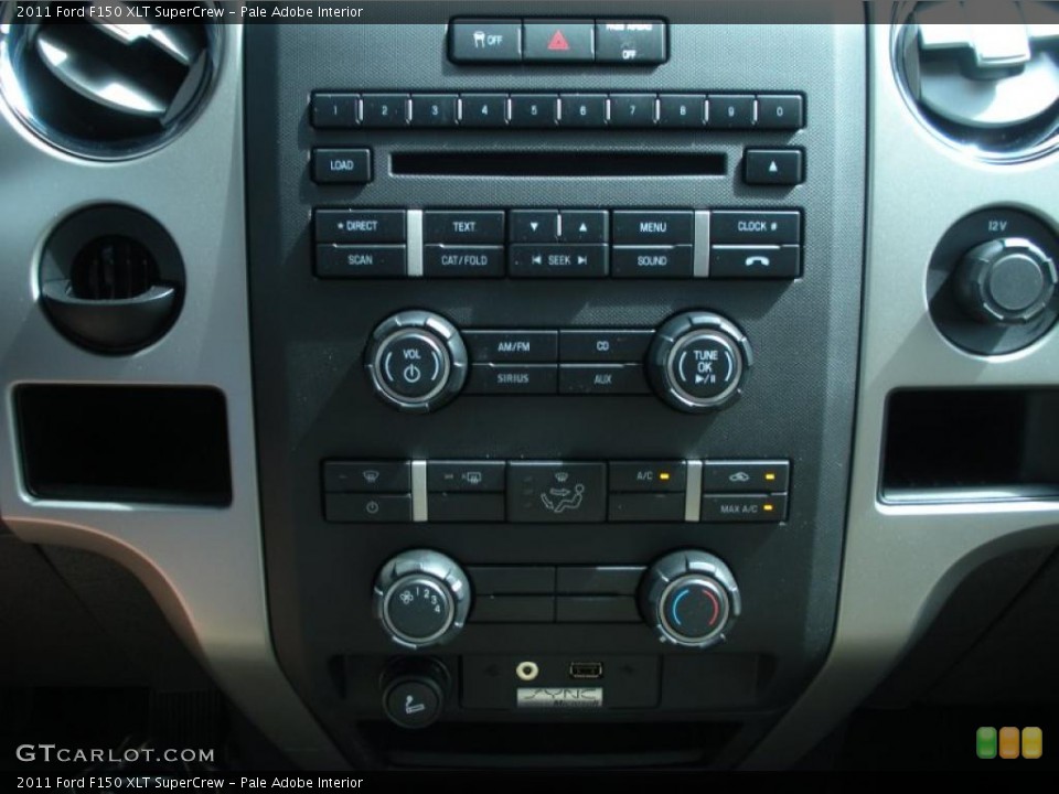 Pale Adobe Interior Controls for the 2011 Ford F150 XLT SuperCrew #46286956