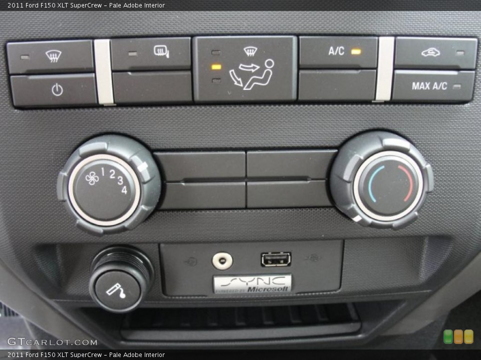 Pale Adobe Interior Controls for the 2011 Ford F150 XLT SuperCrew #46287487