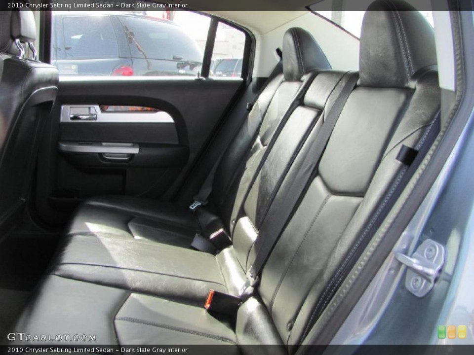 Dark Slate Gray Interior Photo for the 2010 Chrysler Sebring Limited Sedan #46288486