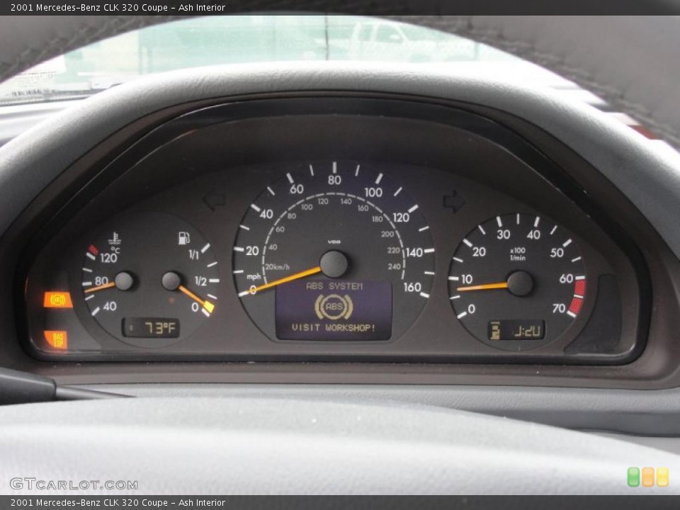 Ash Interior Gauges for the 2001 Mercedes-Benz CLK 320 Coupe #46288600