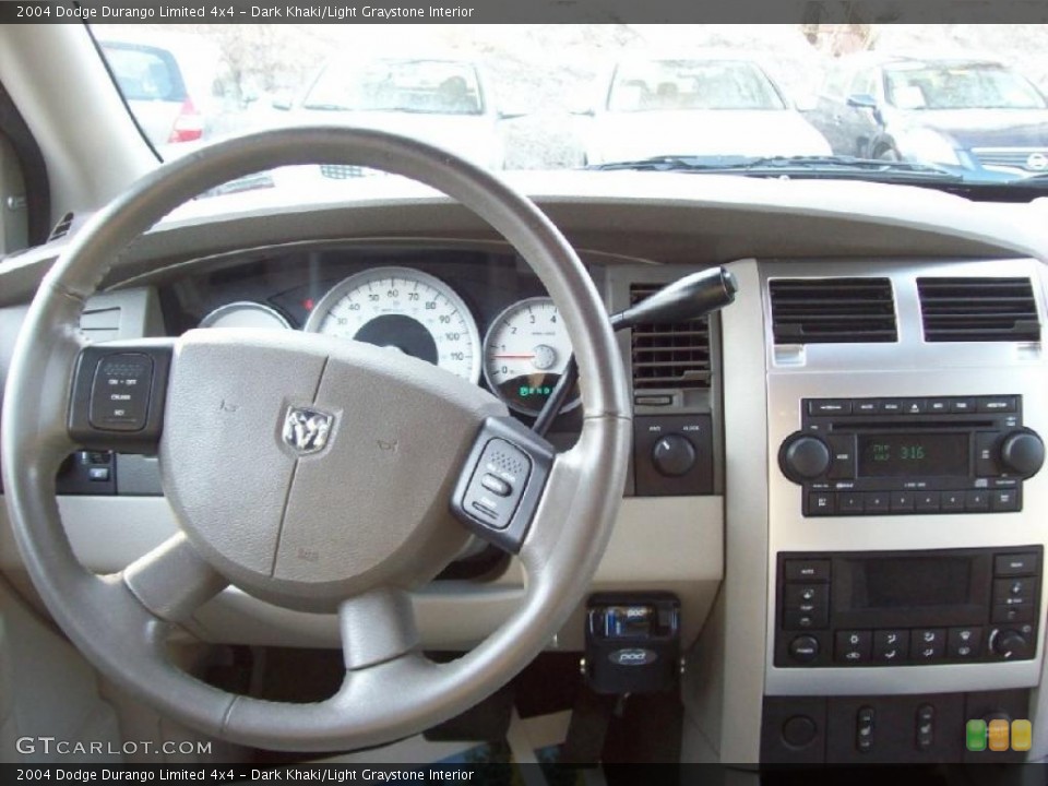 Dark Khaki/Light Graystone Interior Dashboard for the 2004 Dodge Durango Limited 4x4 #46289419