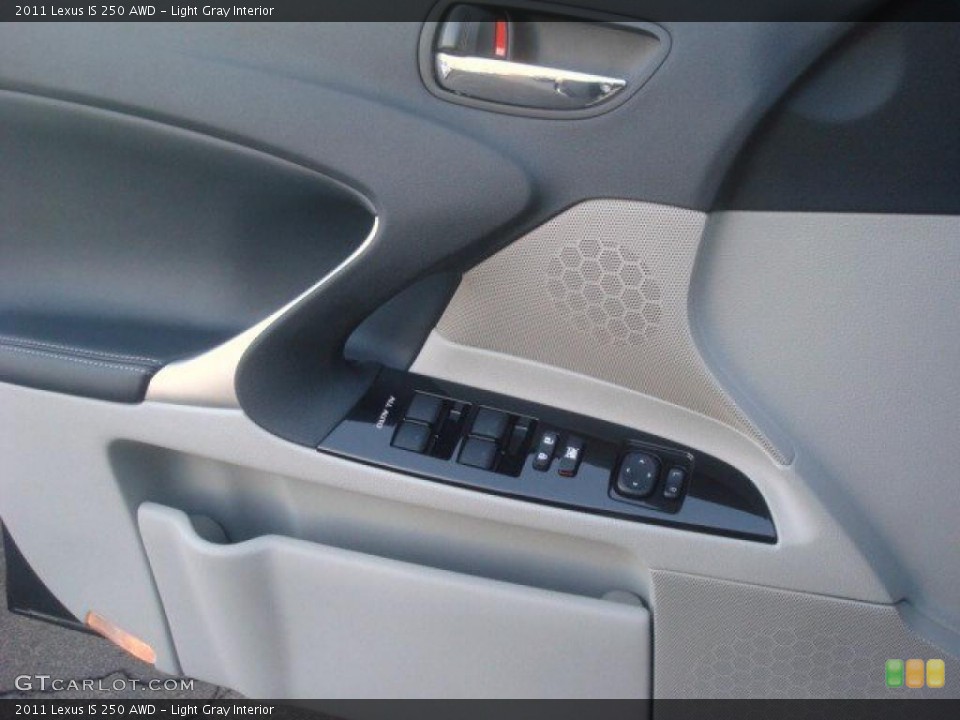 Light Gray Interior Controls for the 2011 Lexus IS 250 AWD #46289533