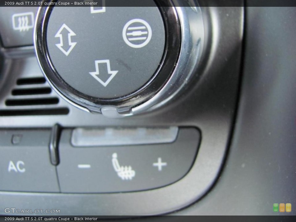 Black Interior Controls for the 2009 Audi TT S 2.0T quattro Coupe #46289974