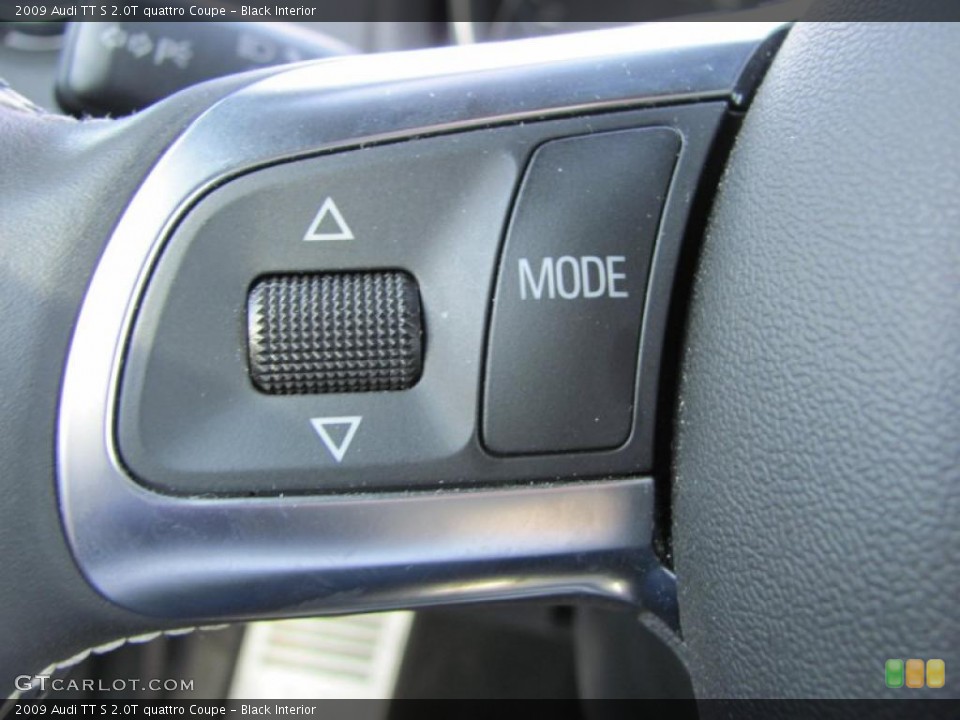 Black Interior Controls for the 2009 Audi TT S 2.0T quattro Coupe #46289992