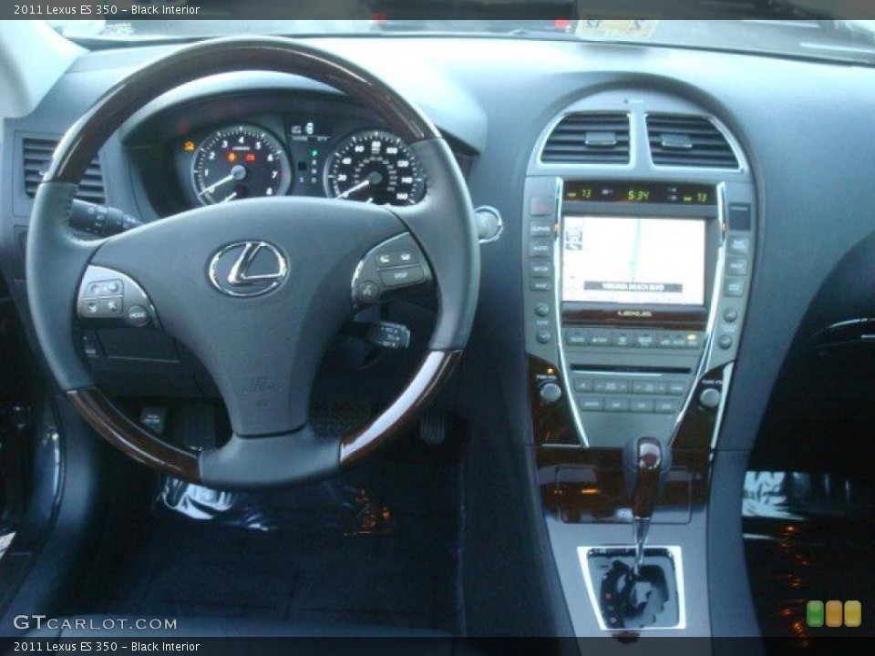 Black Interior Dashboard for the 2011 Lexus ES 350 #46290976