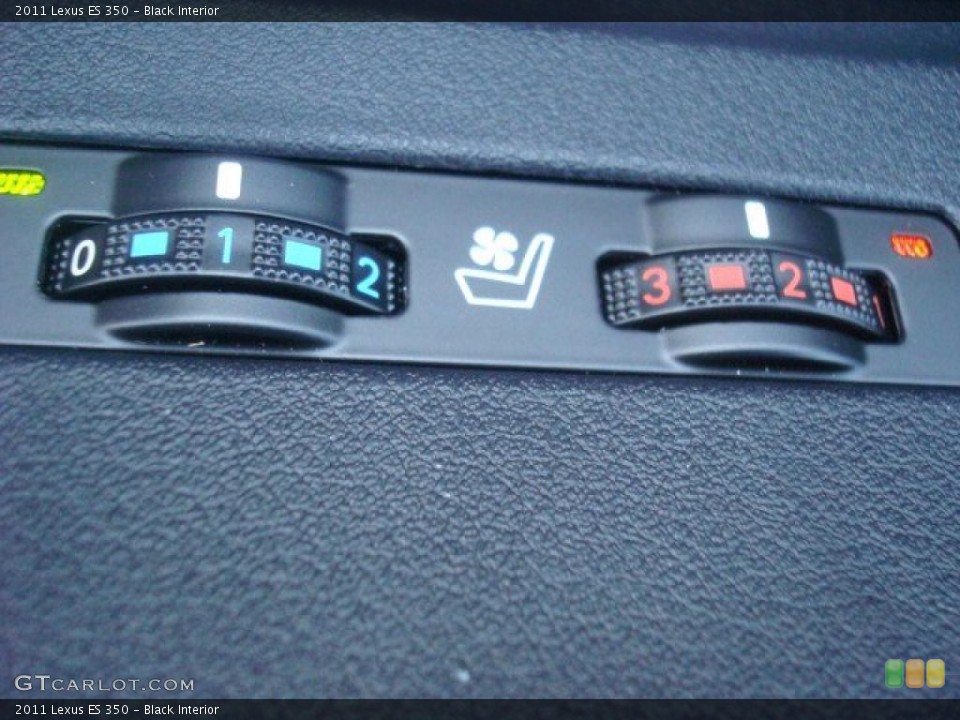 Black Interior Controls for the 2011 Lexus ES 350 #46291006