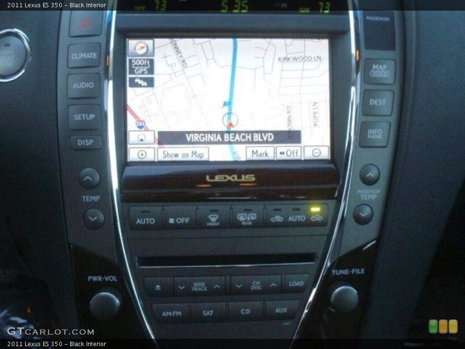 Black Interior Controls for the 2011 Lexus ES 350 #46291054