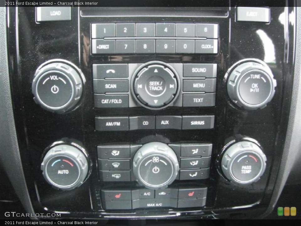 Charcoal Black Interior Controls for the 2011 Ford Escape Limited #46291210