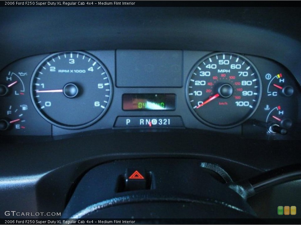 Medium Flint Interior Gauges for the 2006 Ford F250 Super Duty XL Regular Cab 4x4 #46291762
