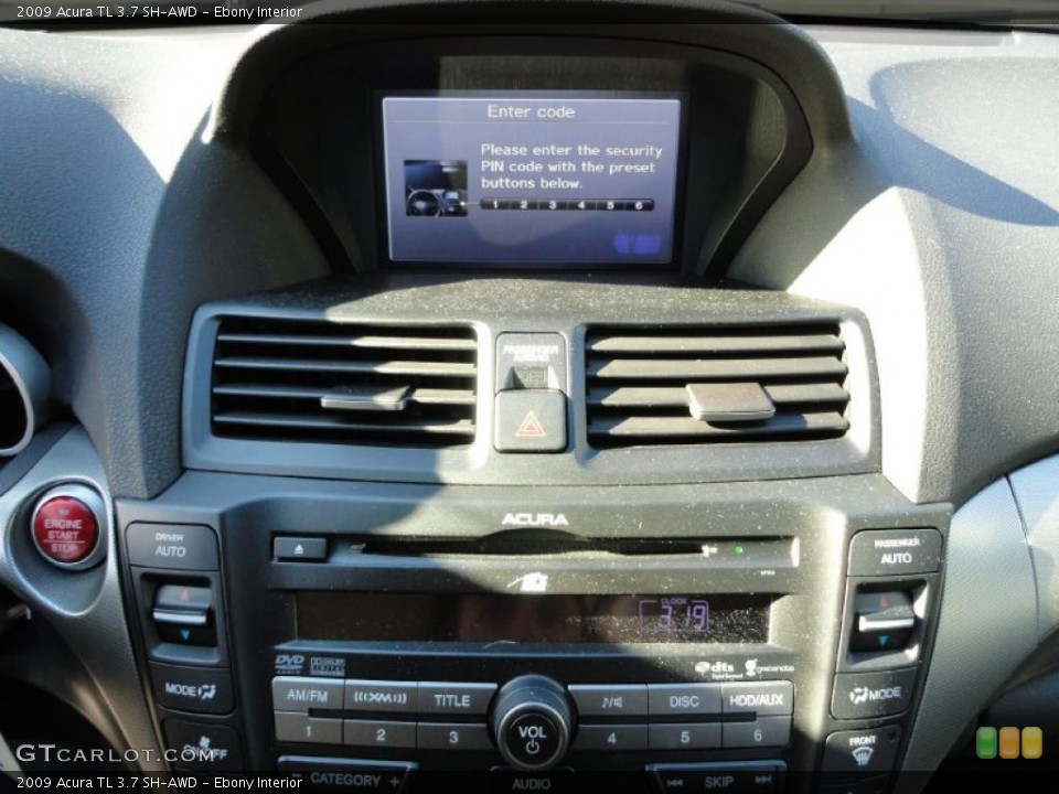 Ebony Interior Controls for the 2009 Acura TL 3.7 SH-AWD #46296658
