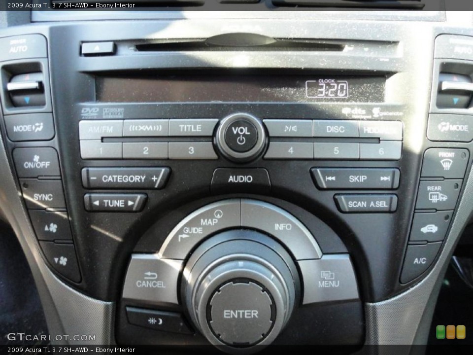 Ebony Interior Controls for the 2009 Acura TL 3.7 SH-AWD #46296667