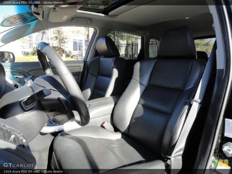 Ebony Interior Photo for the 2009 Acura RDX SH-AWD #46297936