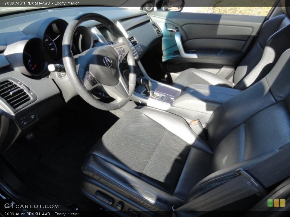 Ebony Interior Photo for the 2009 Acura RDX SH-AWD #46297951