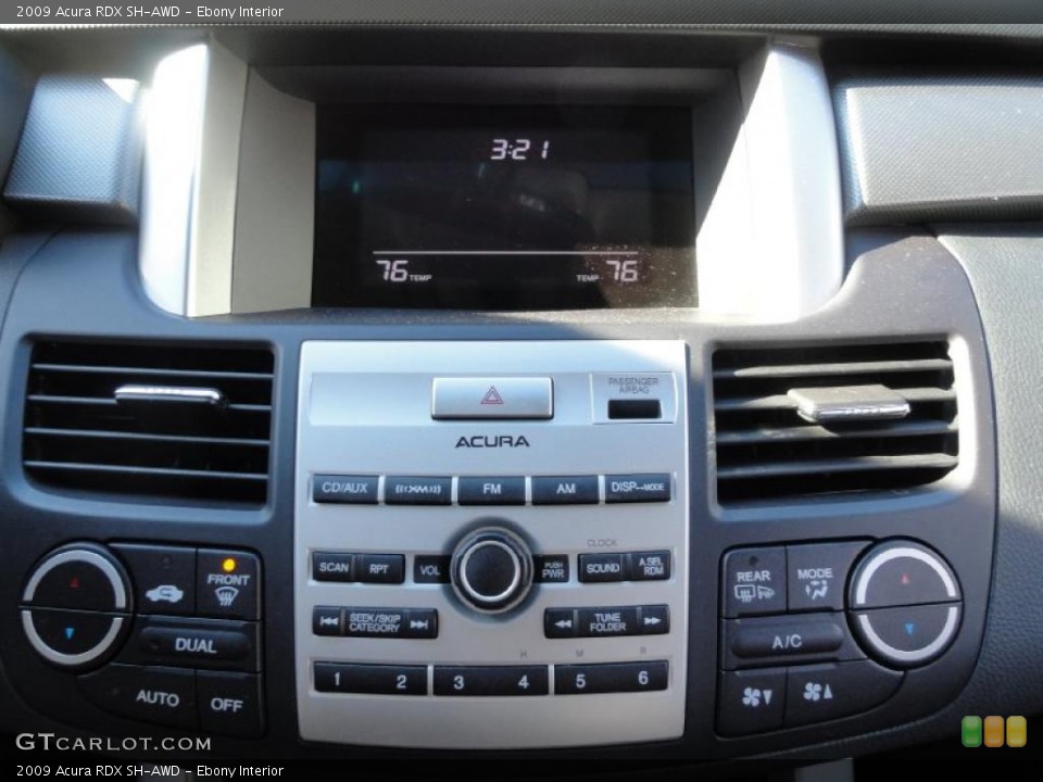 Ebony Interior Controls for the 2009 Acura RDX SH-AWD #46297999