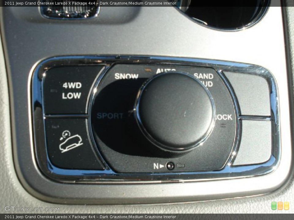 Dark Graystone/Medium Graystone Interior Controls for the 2011 Jeep Grand Cherokee Laredo X Package 4x4 #46300393