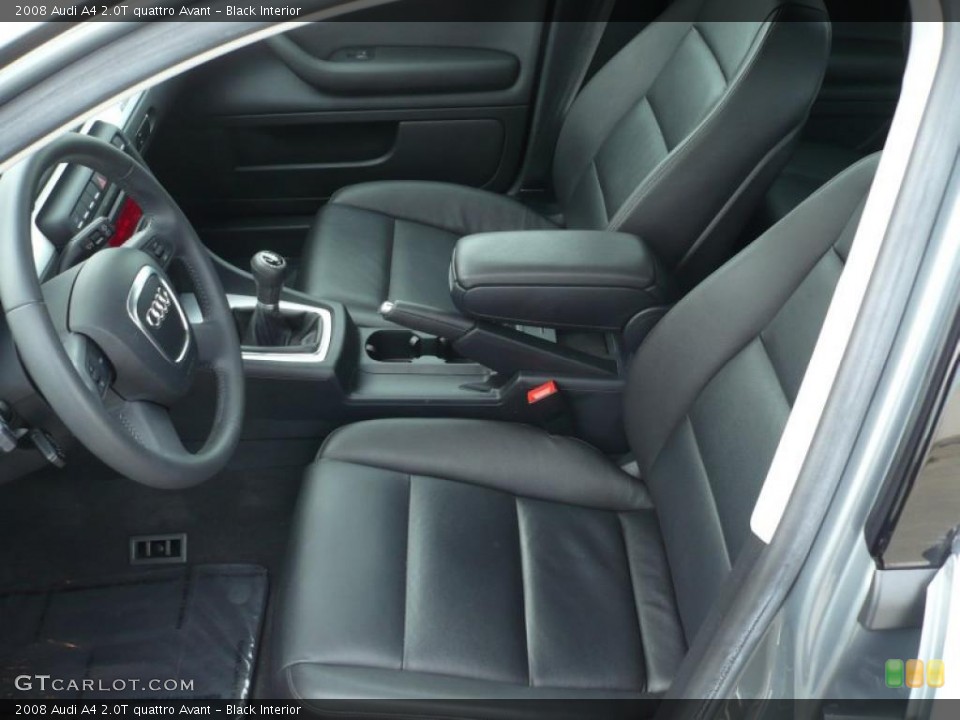 Black Interior Photo for the 2008 Audi A4 2.0T quattro Avant #46300453