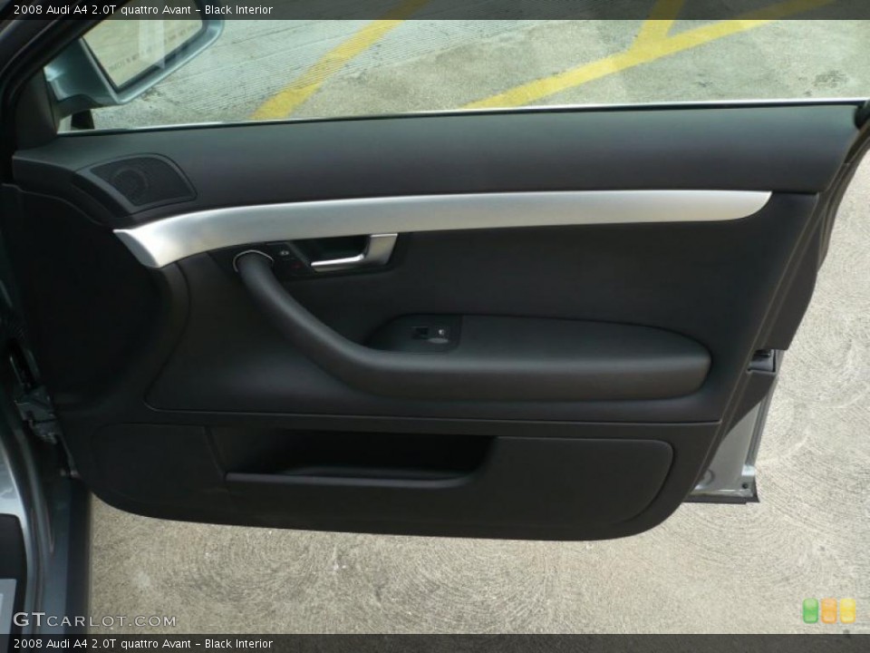 Black Interior Door Panel for the 2008 Audi A4 2.0T quattro Avant #46300513