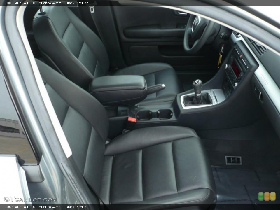 Black Interior Photo for the 2008 Audi A4 2.0T quattro Avant #46300522