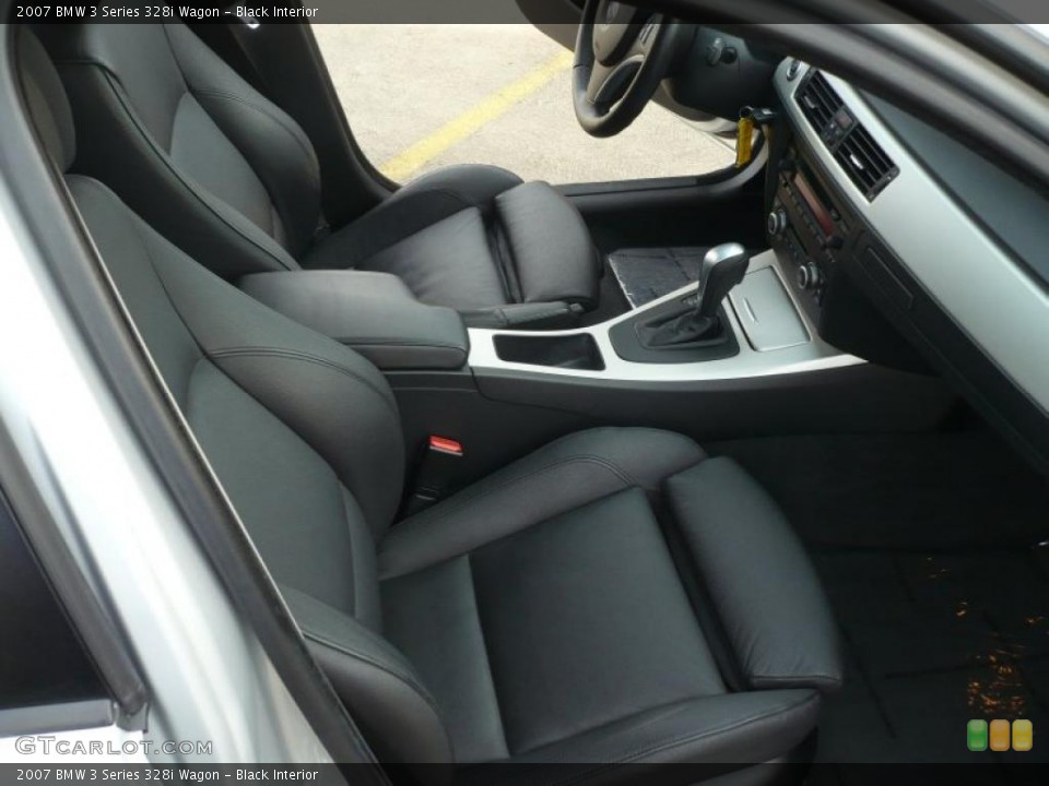 Black Interior Photo for the 2007 BMW 3 Series 328i Wagon #46302376