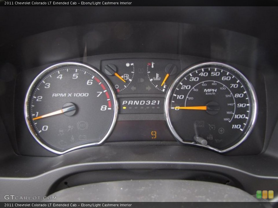 Ebony/Light Cashmere Interior Gauges for the 2011 Chevrolet Colorado LT Extended Cab #46302520
