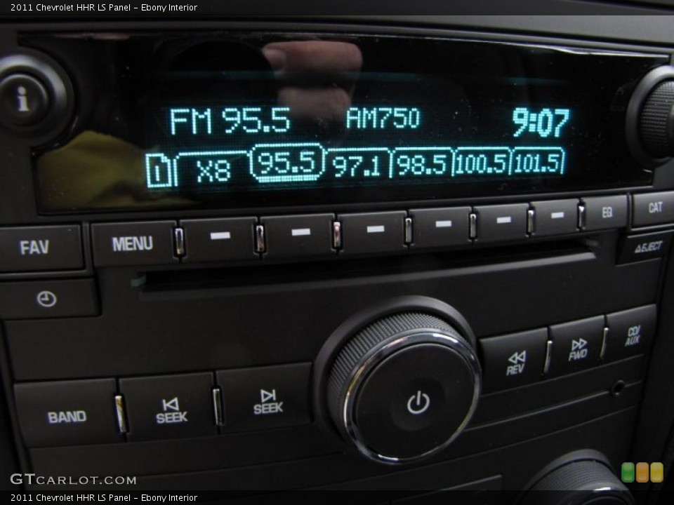 Ebony Interior Controls for the 2011 Chevrolet HHR LS Panel #46302682