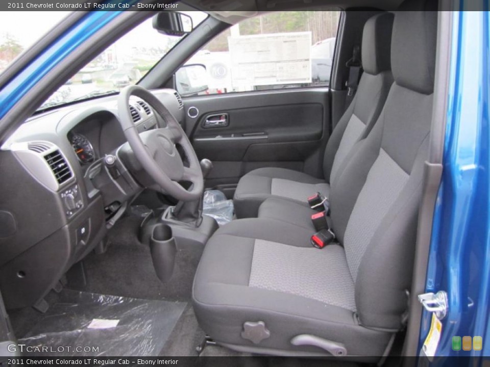 Ebony Interior Photo for the 2011 Chevrolet Colorado LT Regular Cab #46302799