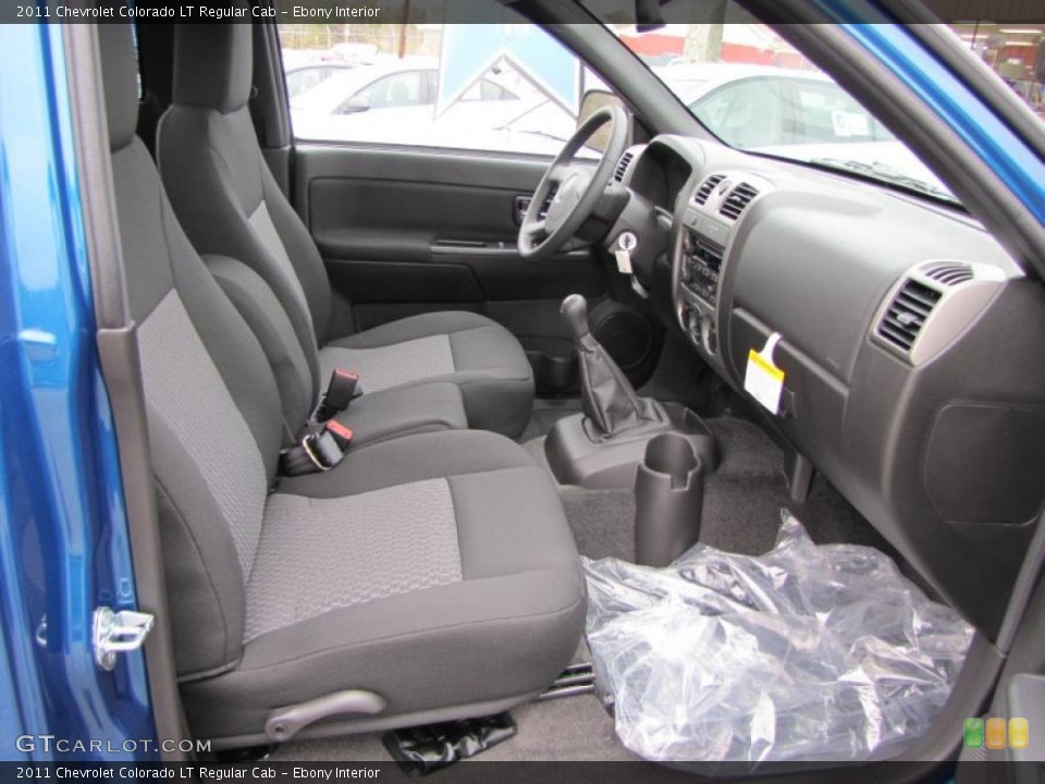 Ebony Interior Photo for the 2011 Chevrolet Colorado LT Regular Cab #46302817