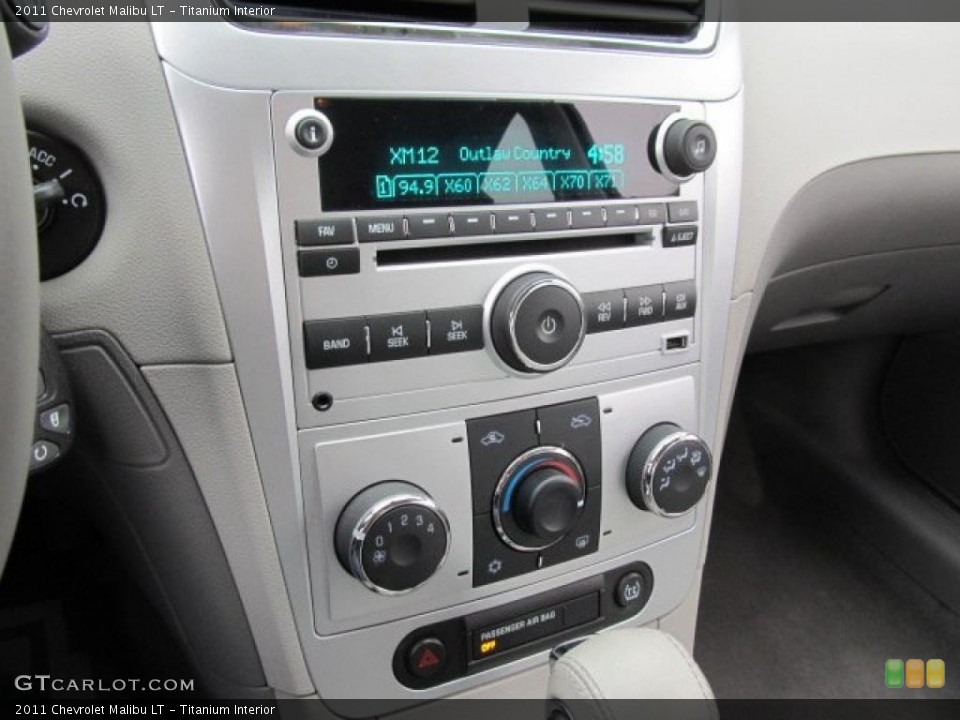 Titanium Interior Controls for the 2011 Chevrolet Malibu LT #46304059
