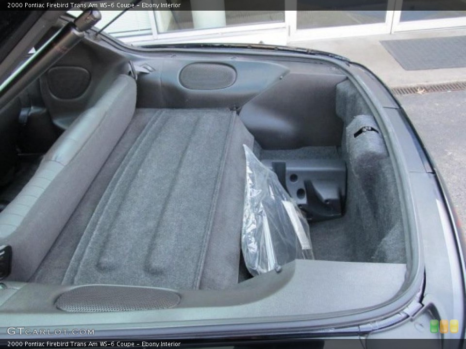 Ebony Interior Trunk for the 2000 Pontiac Firebird Trans Am WS-6 Coupe #46304191