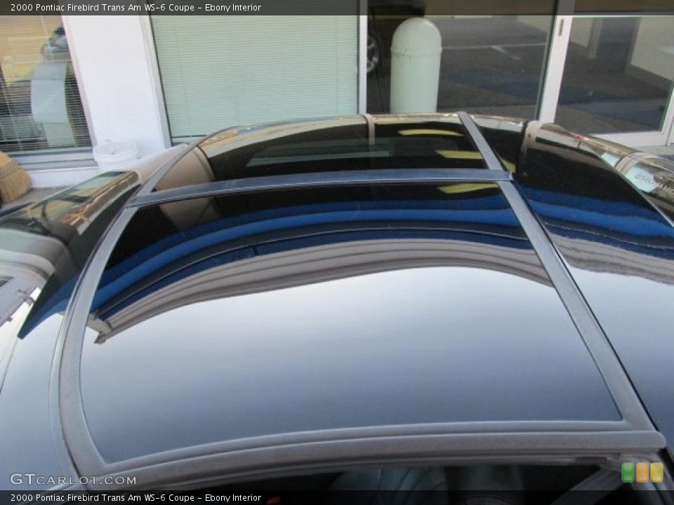Ebony Interior Sunroof for the 2000 Pontiac Firebird Trans Am WS-6 Coupe #46304284