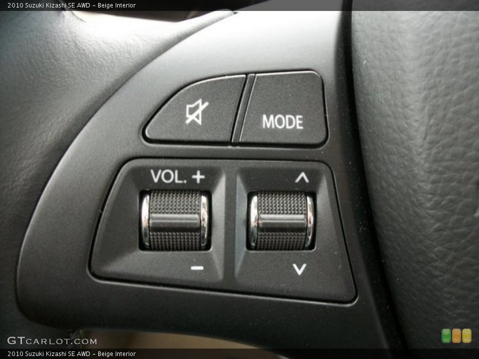 Beige Interior Controls for the 2010 Suzuki Kizashi SE AWD #46304332