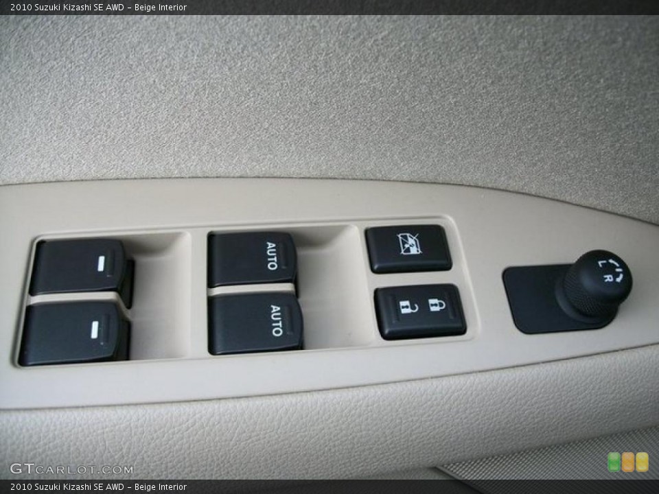 Beige Interior Controls for the 2010 Suzuki Kizashi SE AWD #46304488