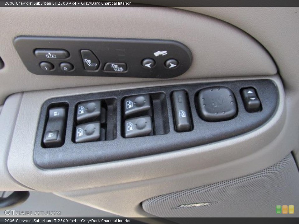 Gray/Dark Charcoal Interior Controls for the 2006 Chevrolet Suburban LT 2500 4x4 #46304992
