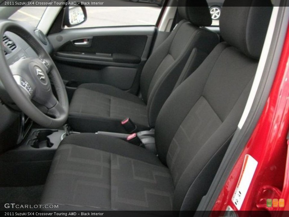 Black Interior Photo for the 2011 Suzuki SX4 Crossover Touring AWD #46305088