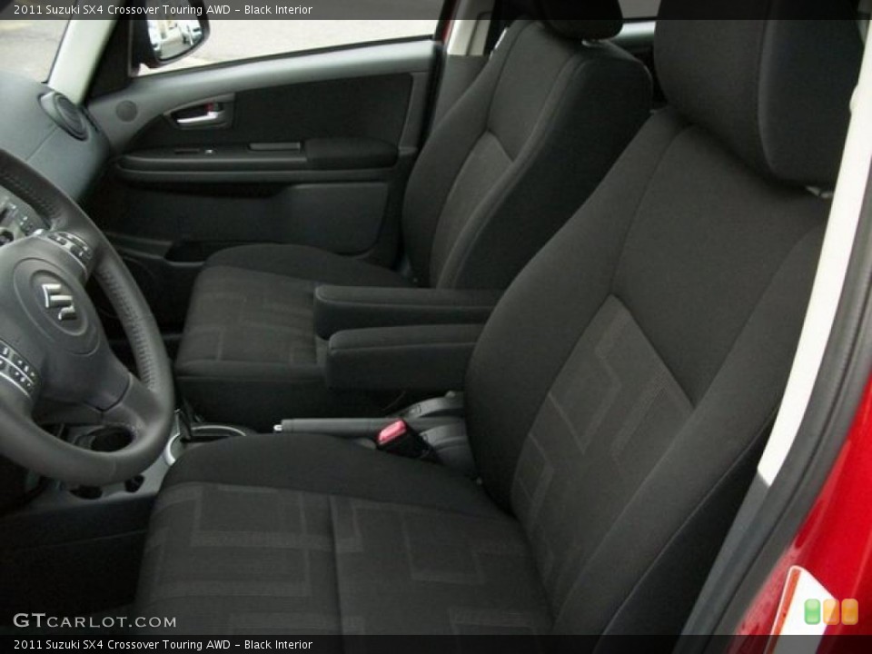 Black Interior Photo for the 2011 Suzuki SX4 Crossover Touring AWD #46305094