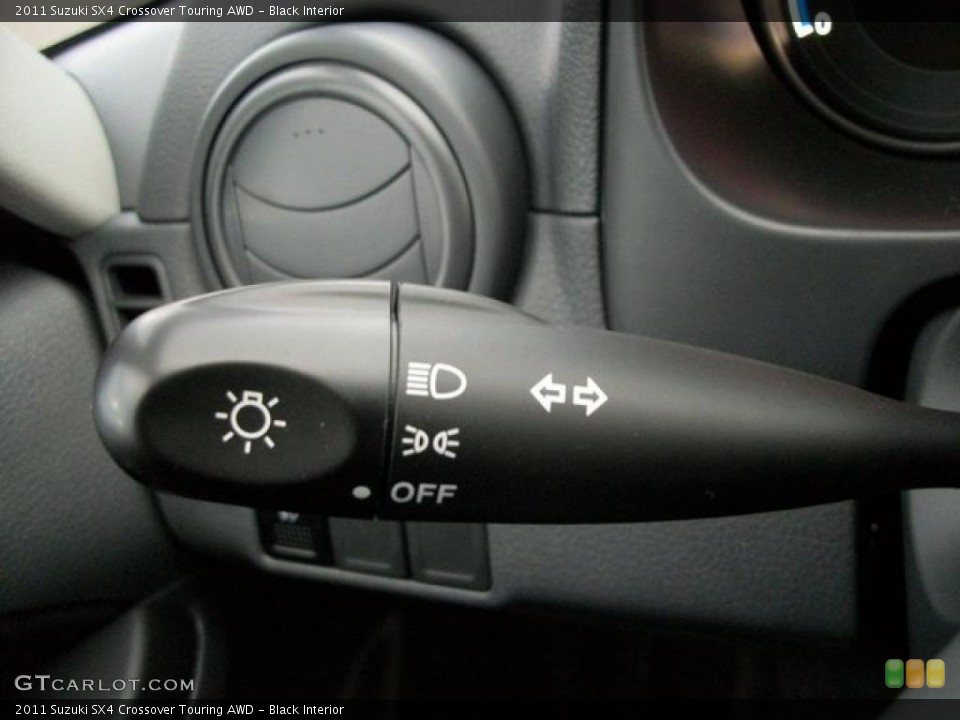 Black Interior Controls for the 2011 Suzuki SX4 Crossover Touring AWD #46305166