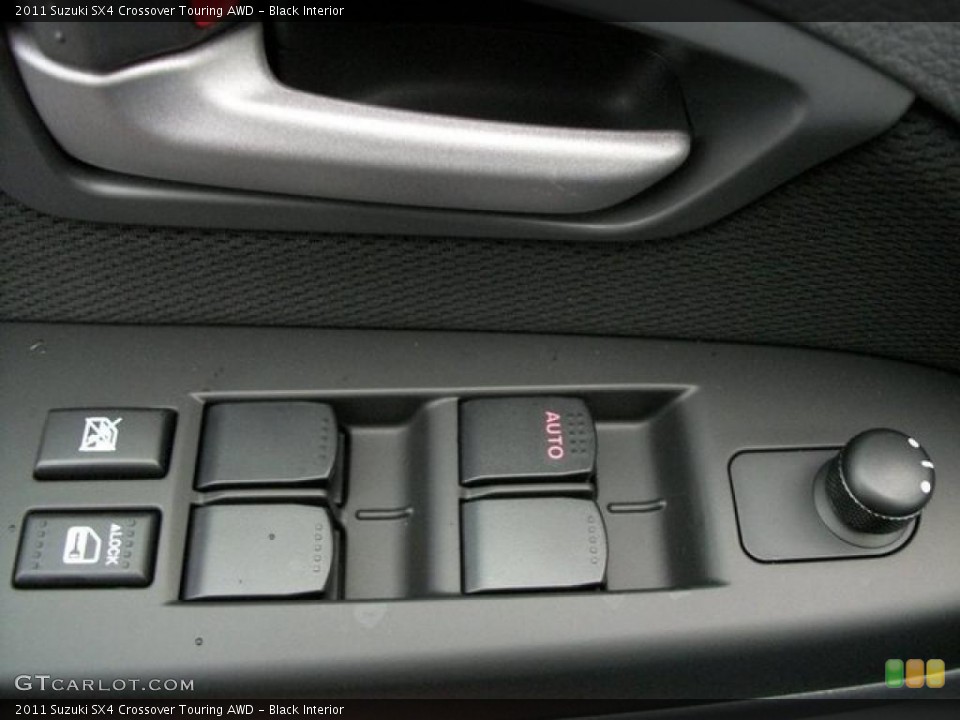 Black Interior Controls for the 2011 Suzuki SX4 Crossover Touring AWD #46305280