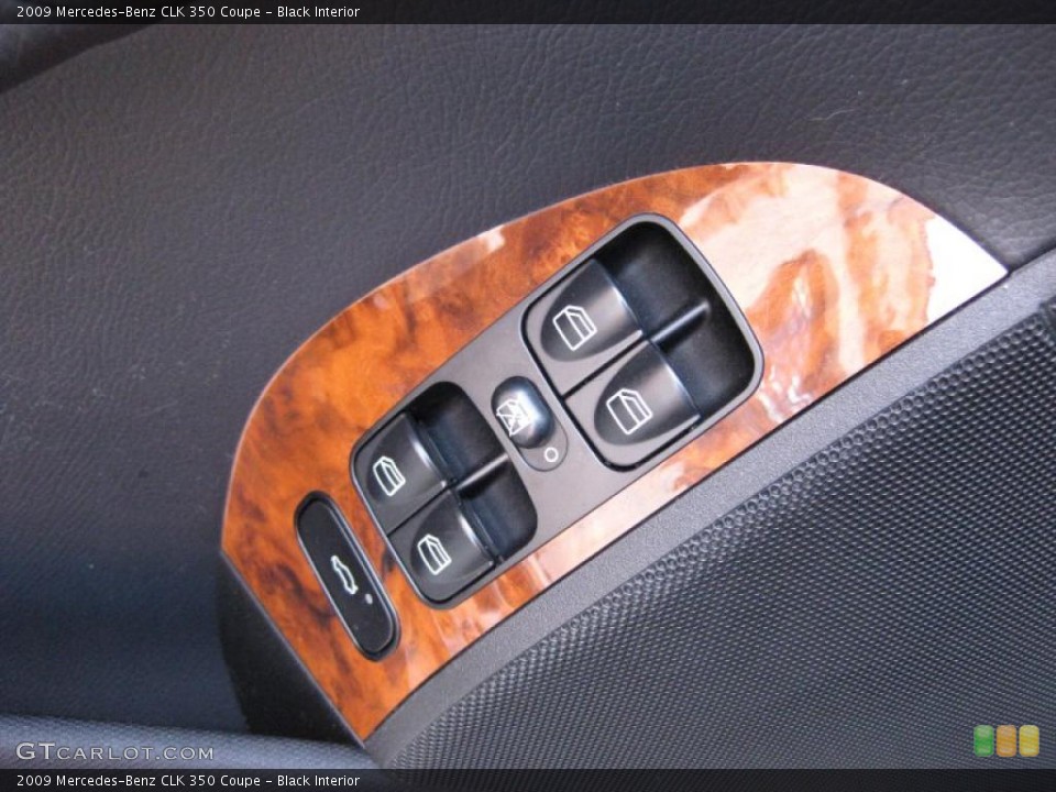 Black Interior Controls for the 2009 Mercedes-Benz CLK 350 Coupe #46305794