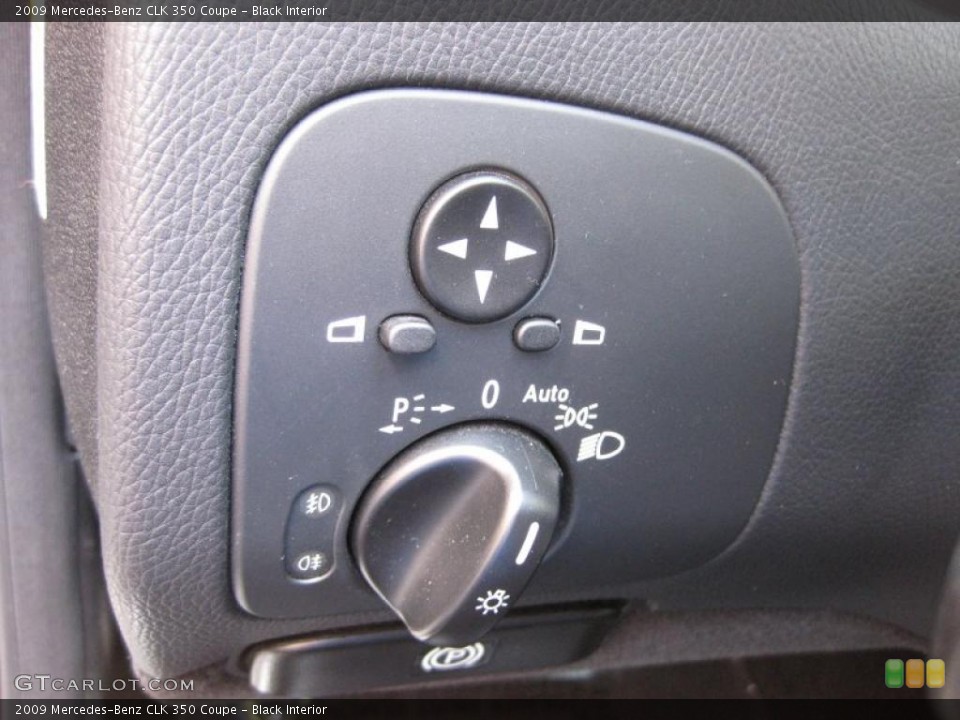 Black Interior Controls for the 2009 Mercedes-Benz CLK 350 Coupe #46305803