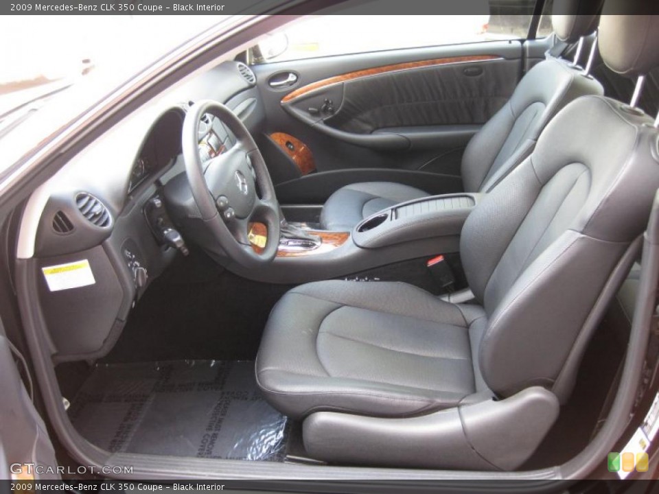 Black Interior Photo for the 2009 Mercedes-Benz CLK 350 Coupe #46305902
