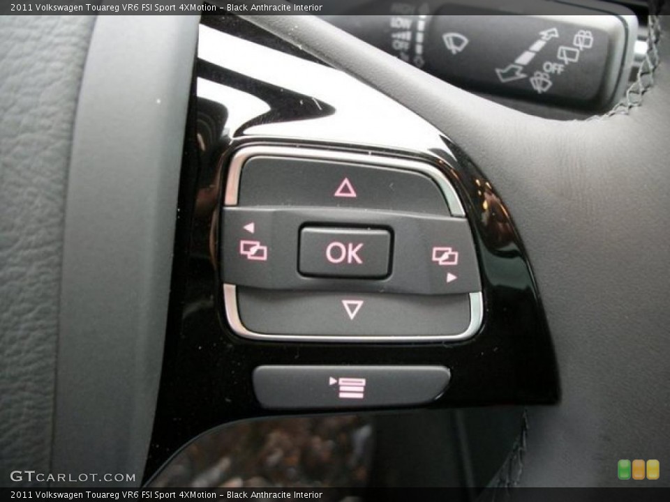 Black Anthracite Interior Controls for the 2011 Volkswagen Touareg VR6 FSI Sport 4XMotion #46306607