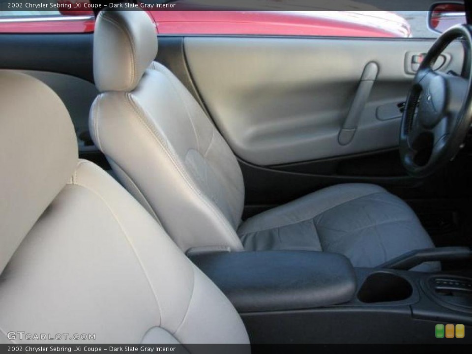 Dark Slate Gray Interior Photo for the 2002 Chrysler Sebring LXi Coupe #46307219