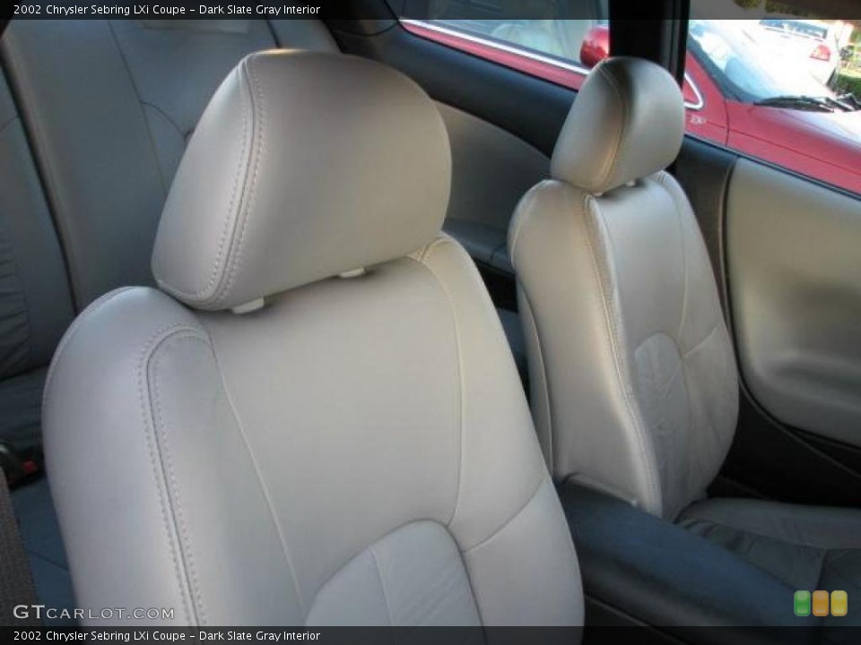 Dark Slate Gray Interior Photo for the 2002 Chrysler Sebring LXi Coupe #46307225