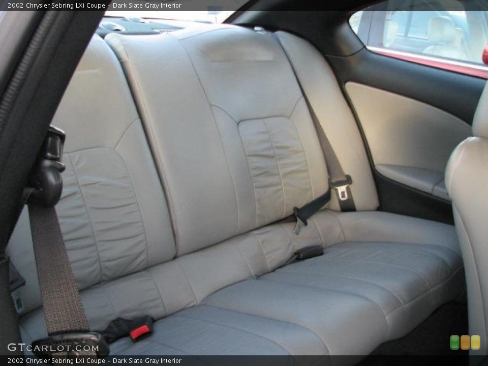Dark Slate Gray Interior Photo for the 2002 Chrysler Sebring LXi Coupe #46307234