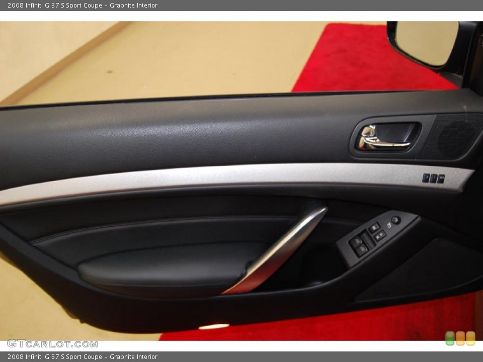 Graphite Interior Door Panel for the 2008 Infiniti G 37 S Sport Coupe #46307618